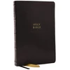 KNYGA Zondervan Publishing KJV Holy Bible with Apocrypha and 73,000 Center-Column Cross References, Juodas Leathersoft, Raudona Letter, Comfort Print: King James Version