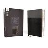 KNYGA Zondervan Publishing NASB, Thinline Bible, Leathersoft, Juodas, Raudona Letter, 1995 Text, Comfort Print