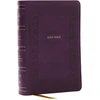 KNYGA Zondervan Publishing NKJV Compact Paragraph-Style Bible w/ 43,000 Cross References, Violetinė Leathersoft, Raudona Letter, Comfort Print: Holy Bible, New King James Version