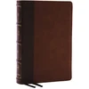 KNYGA Zondervan Publishing NKJV, Large Print Thinline Reference Bible, Mėlyna Letter, Maclaren Series, Leathersoft, Brown, Comfort Print