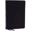 KNYGA Zondervan Publishing NKJV, Large Print Thinline Reference Bible, Mėlyna Letter, Maclaren Series, Genuine Leather, Juodas, Comfort Print