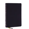 KNYGA Zondervan Publishing NKJV, Large Print Thinline Reference Bible, Mėlyna Letter, Maclaren Series, Leathersoft, Juodas, Comfort Print