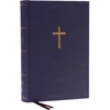 KNYGA Zondervan Publishing NKJV, Single-Column Wide-Margin Reference Bible, Cloth over Board, Mėlyna, Raudona Letter, Comfort Print