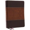 KNYGA Zondervan Publishing NKJV Study Bible, Leathersoft, Brown, Full-Color, Comfort Print