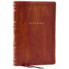 KNYGA Zondervan RSV Personal Size Bible with Cross References, Brown Leathersoft, (Sovereign Collection)