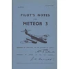 KNYGA Air Ministry Meteor III Pilot's Notes