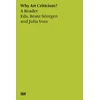 KNYGA Beate Sontgen & Julia Voss: Why Art Criticism? A Reader