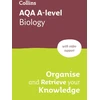 KNYGA Bookshop AQA A-level Biology Organise and Retrieve Your Knowledge