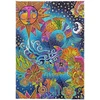 KNYGA paperblanks Celestial Magic (Whimsical Creations) Midi Lined Hardback Journal (Wrap Closure)