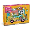 Dėlionė Mudpuppy Bookshop Dumpling Truck 75 Piece Shaped Scene Puzzle