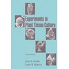 KNYGA Bookshop Experiments in Plant Tissue Culture