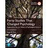 KNYGA Bookshop Forty Studies that Changed Psychology, Global Edition