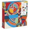 KNYGA Bookshop Frank Lloyd Wright Hoffman House Rug 500 Piece Puzzle with Shaped Pieces