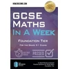KNYGA Bookshop GCSE Maths in a Week: Foundation Tier