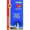 KNYGA H H Hansen Iceland Touring Map for drivers and tourists 1:600 000
