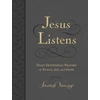 KNYGA Bookshop Jesus Listens, Large Text Leathersoft, Charcoal, with Full Scriptures