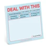 KNYGA Knock Knock Deal with This Sticky Note (Pastel Edition)
