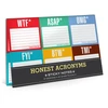 KNYGA Bookshop Knock Knock Honest Acronyms: Sticky Note Packet