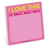 KNYGA Knock Knock I Love This Sticky Note (Pastel)