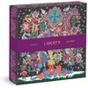 Dėlionė Galison Bookshop Liberty Christmas Tree of Life 500 Piece Foil Puzzle