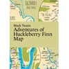 KNYGA Bookshop Mark Twain, Adventures of Huckleberry Finn Map