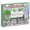 KNYGA Bookshop Michael Storrings Springtime at the Library 500 Piece Double-Sided Puzzle
