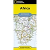 KNYGA Bookshop National Geographic Africa Map (Folded with Flags and Facts)