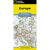 KNYGA Bookshop National Geographic Europe Map (Folded with Flags and Facts)