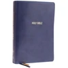 KNYGA Bookshop NKJV, Foundation Study Bible, Large Print, Leathersoft, Mėlyna, Raudona Letter, Comfort Print