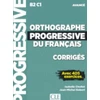 KNYGA Bookshop Orthographe progressive du francais - Niveau avance (B2/C1) - Corriges