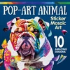 KNYGA Bookshop Pop-Art Animal Sticker Mosaic Art