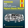 KNYGA Bookshop Porsche 911 (1965-1989) for Coupe, Targa &amp; Cabriolet Haynes Repair Manual (USA)