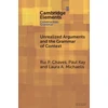KNYGA Bookshop Unrealized Arguments and the Grammar of Context