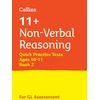 KNYGA Collins 11 11+ Non-Verbal Reasoning Quick Practice Tests Age 10-11 (Year 6) Book 2