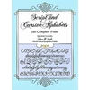 KNYGA Dan X Solo Script and Cursive Alphabets