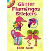KNYGA Ellen Scott Glitter Flamingos Stickers