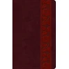 KNYGA Esv Bibles ESV Large Print Personal Size Bible, Raudona Letter