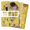 KNYGA Flame Tree Studio Gustav Klimt Set of 3 Midi Notebooks