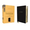 KNYGA Frank Charles Thompson KJV, Thompson Chain-Reference Bible, Handy Size, European Bonded Leather, Juodas, Raudona Letter, Thumb Indexed, Comfort Print