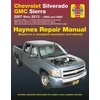 KNYGA Haynes Publishing Chevrolet Silverado & GMC Sierra 1500 & Avalanche