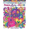 KNYGA Jess Volinski Notebook Doodles Peace, Love, and Music