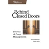 KNYGA Johanna Rothman Behind Closed Doors - The Secret of Great Management