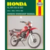 KNYGA John Haynes Honda XL/XR 250 &amp; 500 (78 - 84) Haynes Repair Manual