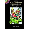 KNYGA John Little Butterflies Stained Glass Colouring Book