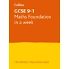 KNYGA Letts Gcse GCSE 9-1 Maths Foundation In A Week