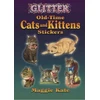 KNYGA Maggie Kate Glitter Old-Time Cats and Kittens Stickers