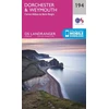 KNYGA Ordnance Survey Dorchester &amp; Weymouth, Cerne Abbas &amp; Bere Regis