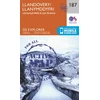 KNYGA Ordnance Survey Llandovery, Llanwrtyd Wells and Llyn Brianne