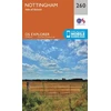 KNYGA Ordnance Survey Nottingham, Vale of Belvoir