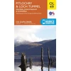 KNYGA Ordnance Survey Pitlochry &amp; Loch Tummel, Aberfeldy, Kinloch Rannoch &amp; Schiehallion